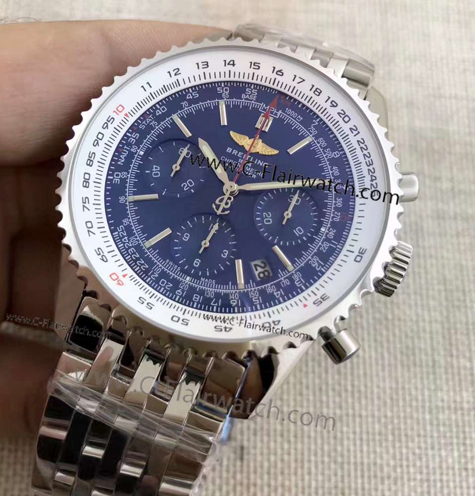 Japan Grade Breitling Navitimer 01 Watch Stainless Steel Black Japan Grade Breitling Navitimer 01 Watch Stainless Steel Black